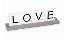 Load image into Gallery viewer, LOVE Scrabble Tiles and Pillow Cover Bundle