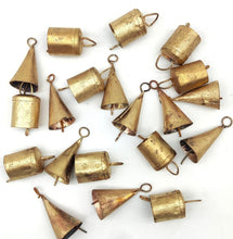 Load image into Gallery viewer, Gold Bell Ornaments- Set of 20