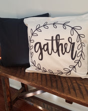 Load image into Gallery viewer, Gather Farmhouse Pillow Cover
