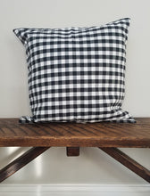 Load image into Gallery viewer, Black & White Checked Pillow Cover