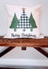Load image into Gallery viewer, Christmas Tree Farmhouse Pillow Cover