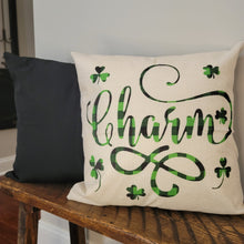 Load image into Gallery viewer, Charm St. Patrick's Day Pillow Cover