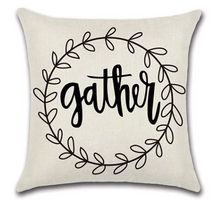 Load image into Gallery viewer, Gather Farmhouse Pillow Cover