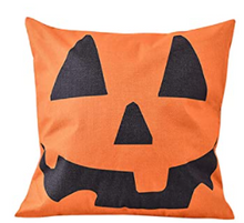 Load image into Gallery viewer, Jack-o'-lantern Halloween Pillow Cover
