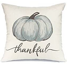 Load image into Gallery viewer, Thankful Pumpkin Fall Pillow Cover
