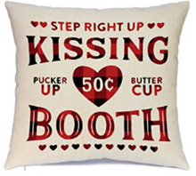 Load image into Gallery viewer, Kissing Booth Valentine's Day Pillow Cover