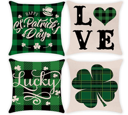 St patrick's hotsell day pillow covers