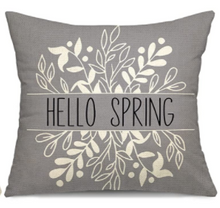 Load image into Gallery viewer, Hello Spring Gray Branch Pillow Cover