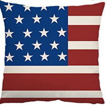 Load image into Gallery viewer, Flag Patriotic Pillow Cover