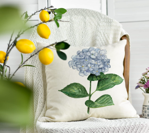 Hydrangea pillow covers sale