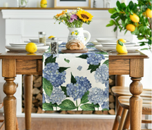 Load image into Gallery viewer, Hydrangea Table Runner