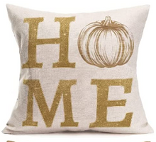 Load image into Gallery viewer, Pumpkin Home Pillow Cover