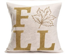 Load image into Gallery viewer, Fall Leaf Pillow Cover