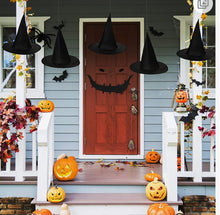 Load image into Gallery viewer, Hanging Witch Hats - Set of 8 Hats