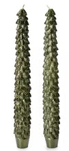 Load image into Gallery viewer, Christmas Tree Candle Tapers - Set of 2
