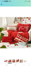 Load image into Gallery viewer, Love Hearts Lumbar Pillow Cover