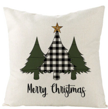 Load image into Gallery viewer, Christmas Tree Farmhouse Pillow Cover