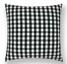 Load image into Gallery viewer, Black & White Checked Pillow Cover