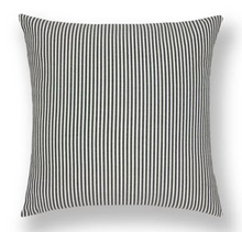 Load image into Gallery viewer, Black & White Thin Stripped Pillow Cover