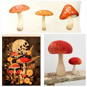 Fall Mushroom Decor Bundle