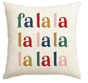 Fa La La Colorful Pillow Cover
