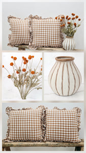 Soft Warm Neutrals Fall Decor 4 Piece Bundle