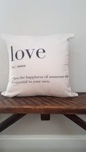 Load image into Gallery viewer, Love Definition Farmhouse Pillow Cover

