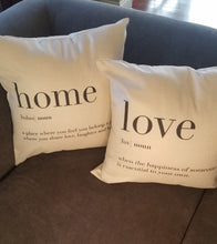 Load image into Gallery viewer, Love Definition Farmhouse Pillow Cover
