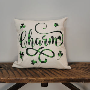 Charm St. Patrick's Day Pillow Cover