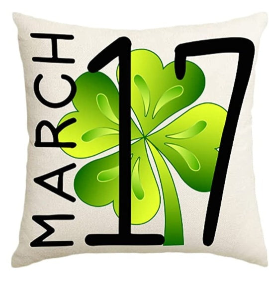 March 17 Pillow Cover