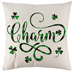 Charm St. Patrick's Day Pillow Cover