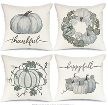 Load image into Gallery viewer, Pumpkin In Wreath Fall Pillow Cover
