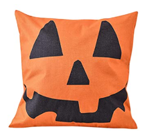 Jack-o'-lantern Halloween Pillow Cover