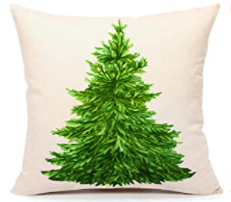 Christmas Tree Holiday Pillow Cover
