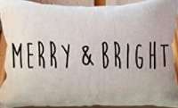 Merry & Bright Lumbar Pillow Cover