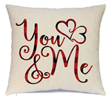 Load image into Gallery viewer, You and Me Valentine&#39;s Day Pillow Cover
