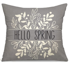 Load image into Gallery viewer, Hello Spring Gray Branch Pillow Cover
