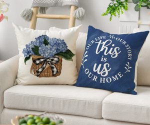 Good Day Hydrangea Pillow Cover