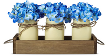 Load image into Gallery viewer, Hydrangea Mason Jar Table Centerpiece
