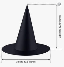 Load image into Gallery viewer, Hanging Witch Hats - Set of 8 Hats

