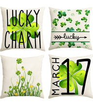 Load image into Gallery viewer, March 17 Pillow Cover
