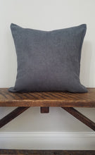 Load image into Gallery viewer, Large Solid Gray Chenille Pillow Cover 18&quot;x 18&quot;
