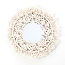 Load image into Gallery viewer, Woven Boho Mirror
