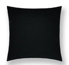 Load image into Gallery viewer, Solid Black 18&quot;x 18&quot; Pillow Cover
